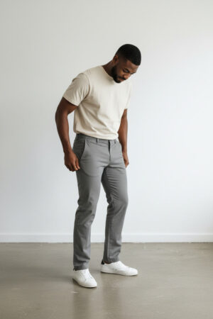 pantalones dockers slim fit chino color gris