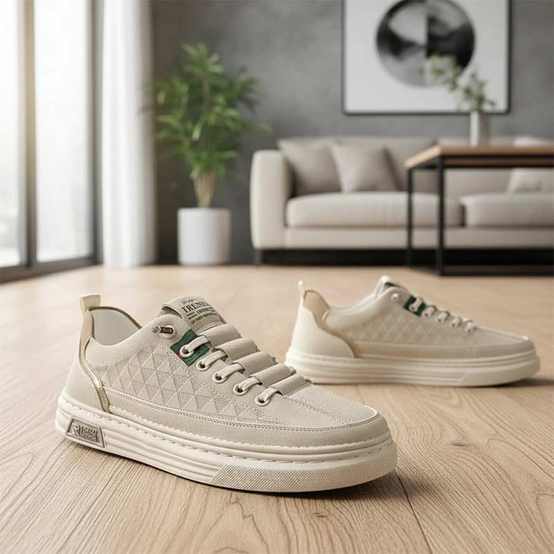sneakers cuero hombre blanco/crema | urban premium sneakers cuero hombre blanco/crema | urban premium